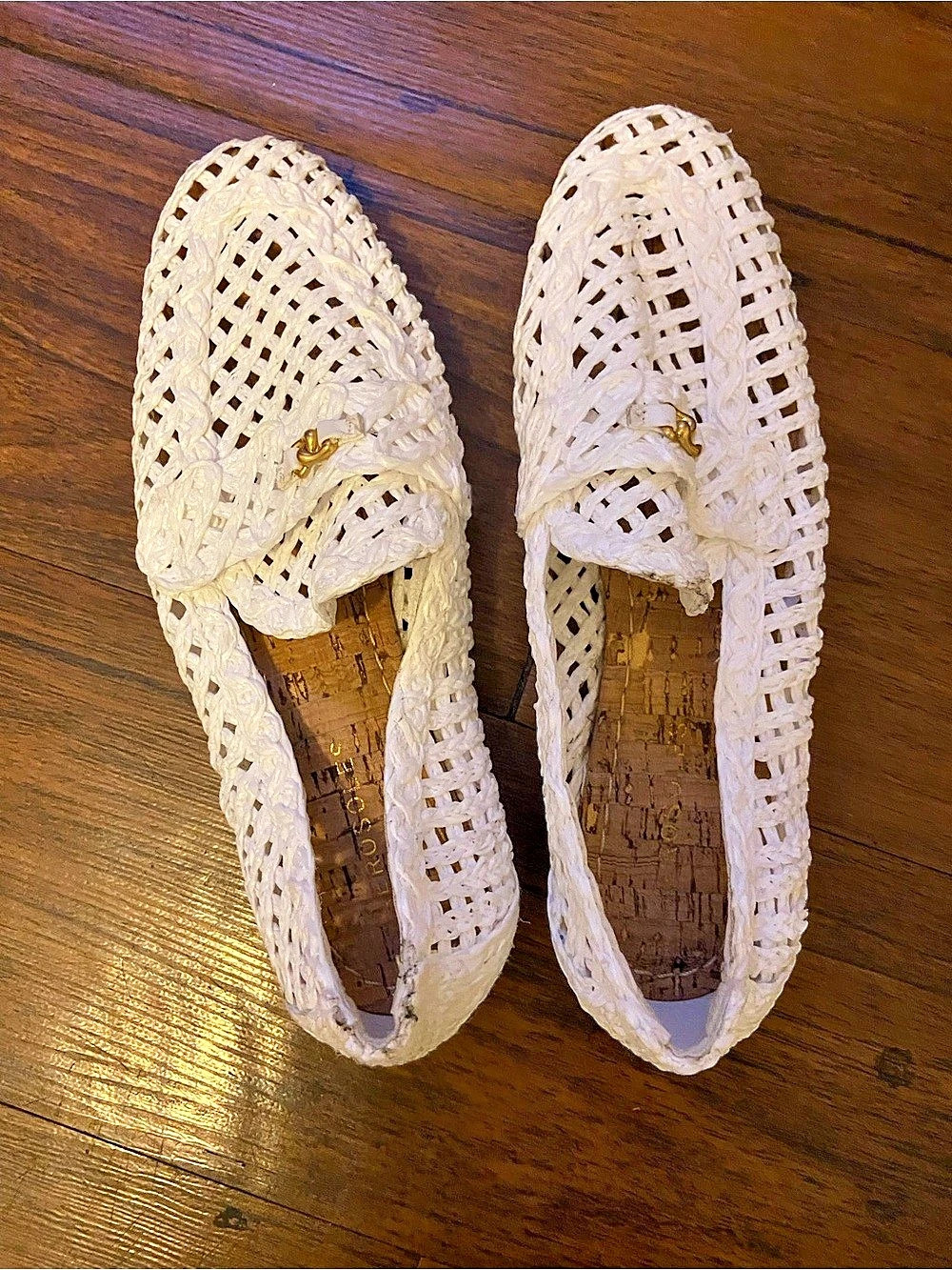 Aerosoles Woven Flats in White US 7.5